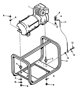 Part Location Diagram of 75967 Generac Use 91018 Cradle